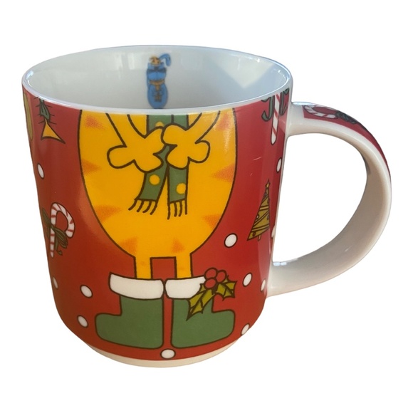 Maxwell Williams Christmas cat mug - Picture 2 of 9